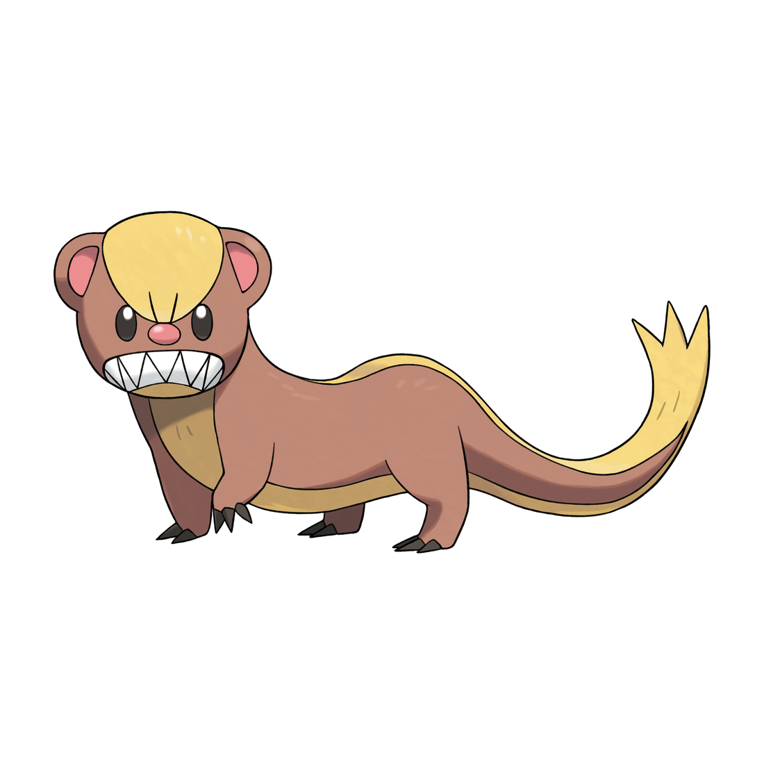 Manglouton, artwork officiel Pokémon