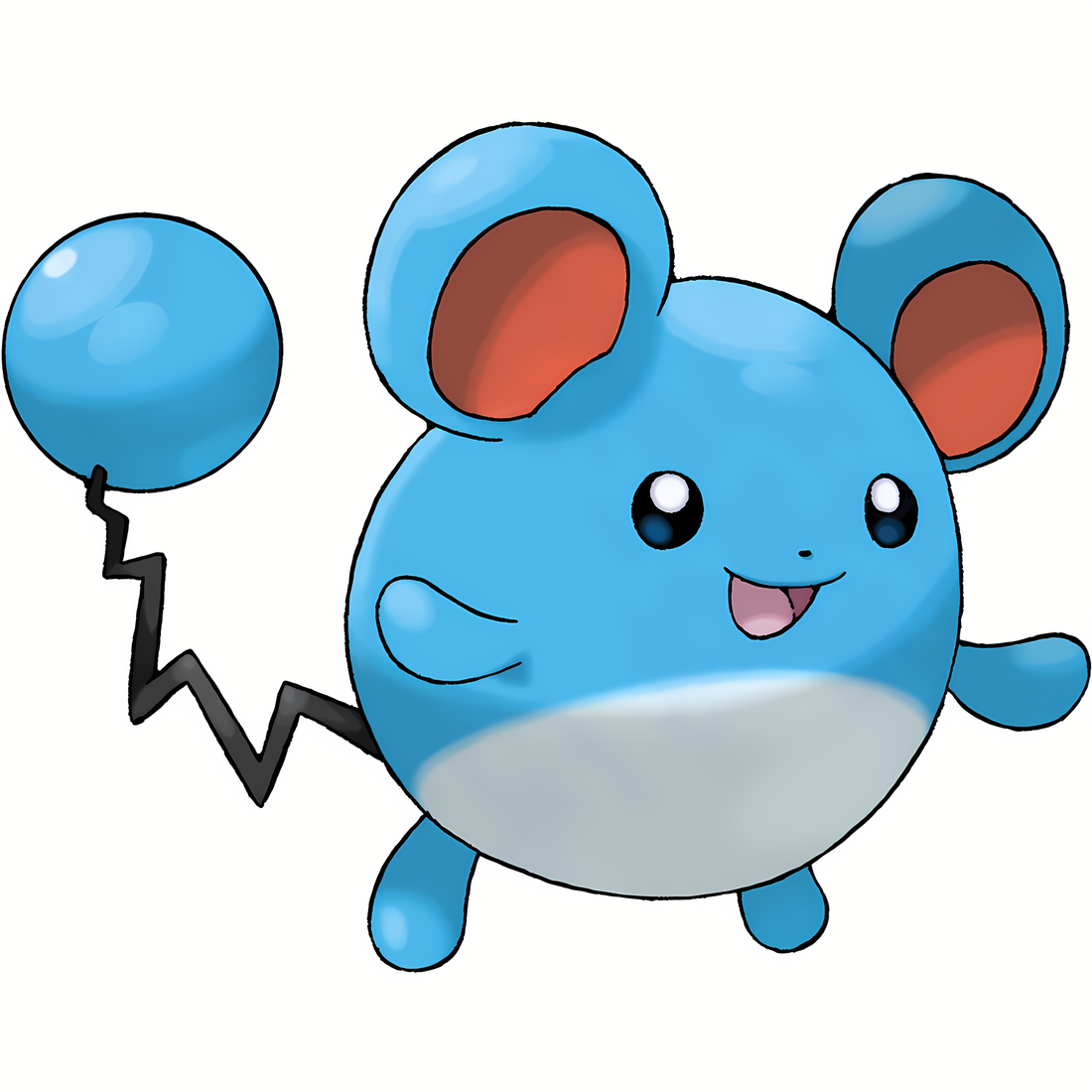 Marill, artwork officiel Pokémon