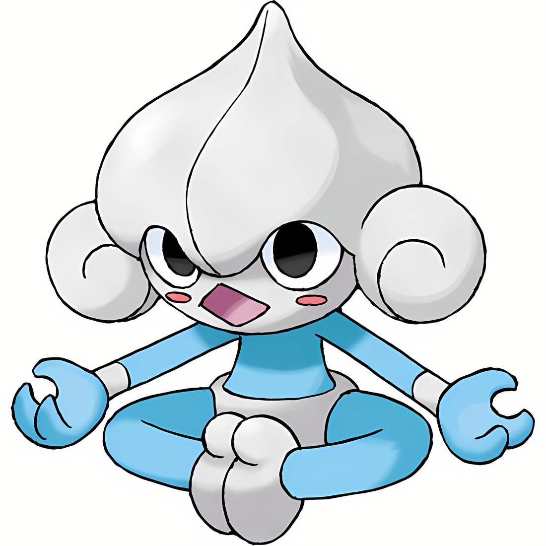 Méditikka, artwork officiel Pokémon