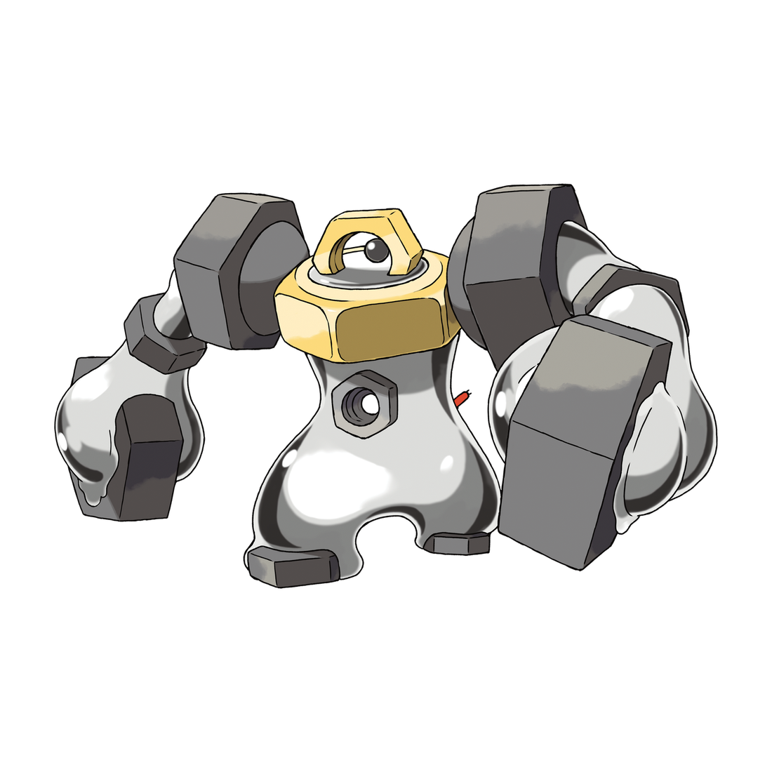 Melmetal, artwork officiel Pokémon