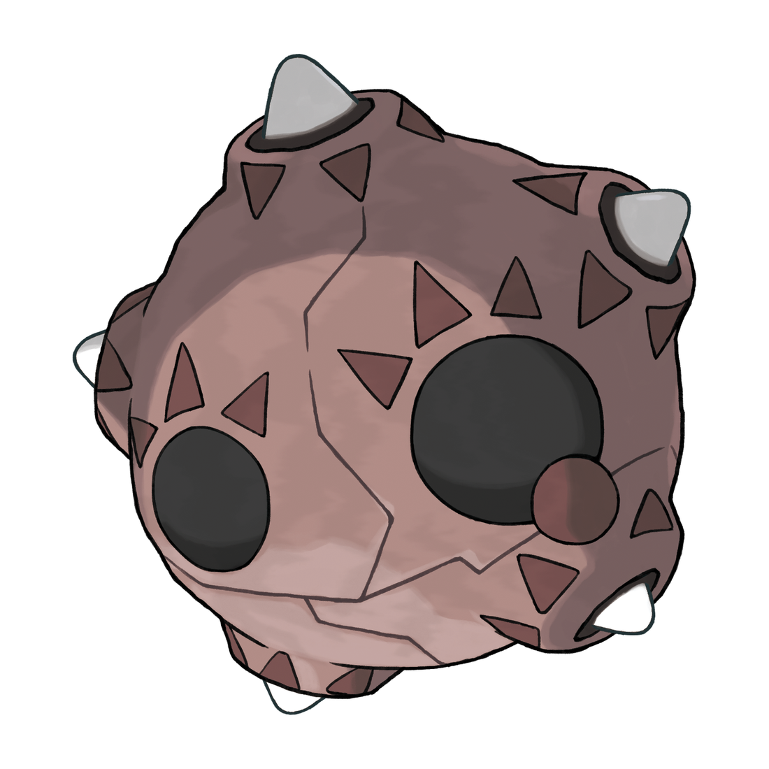 Météno, artwork officiel Pokémon