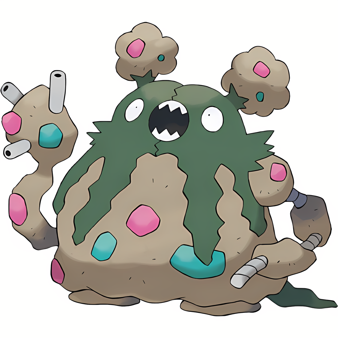 Miasmax, artwork officiel Pokémon