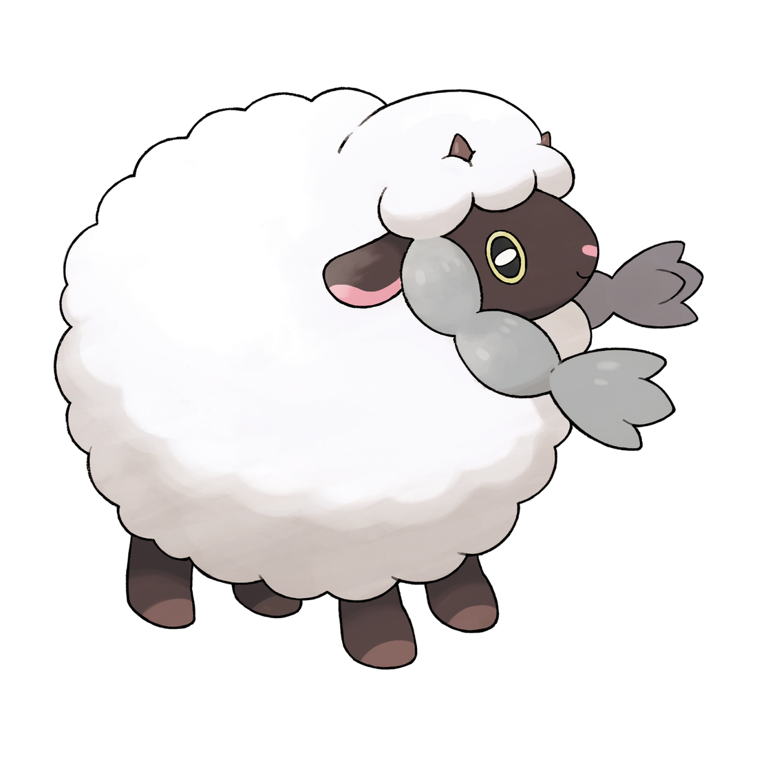Moumouton, artwork officiel Pokémon