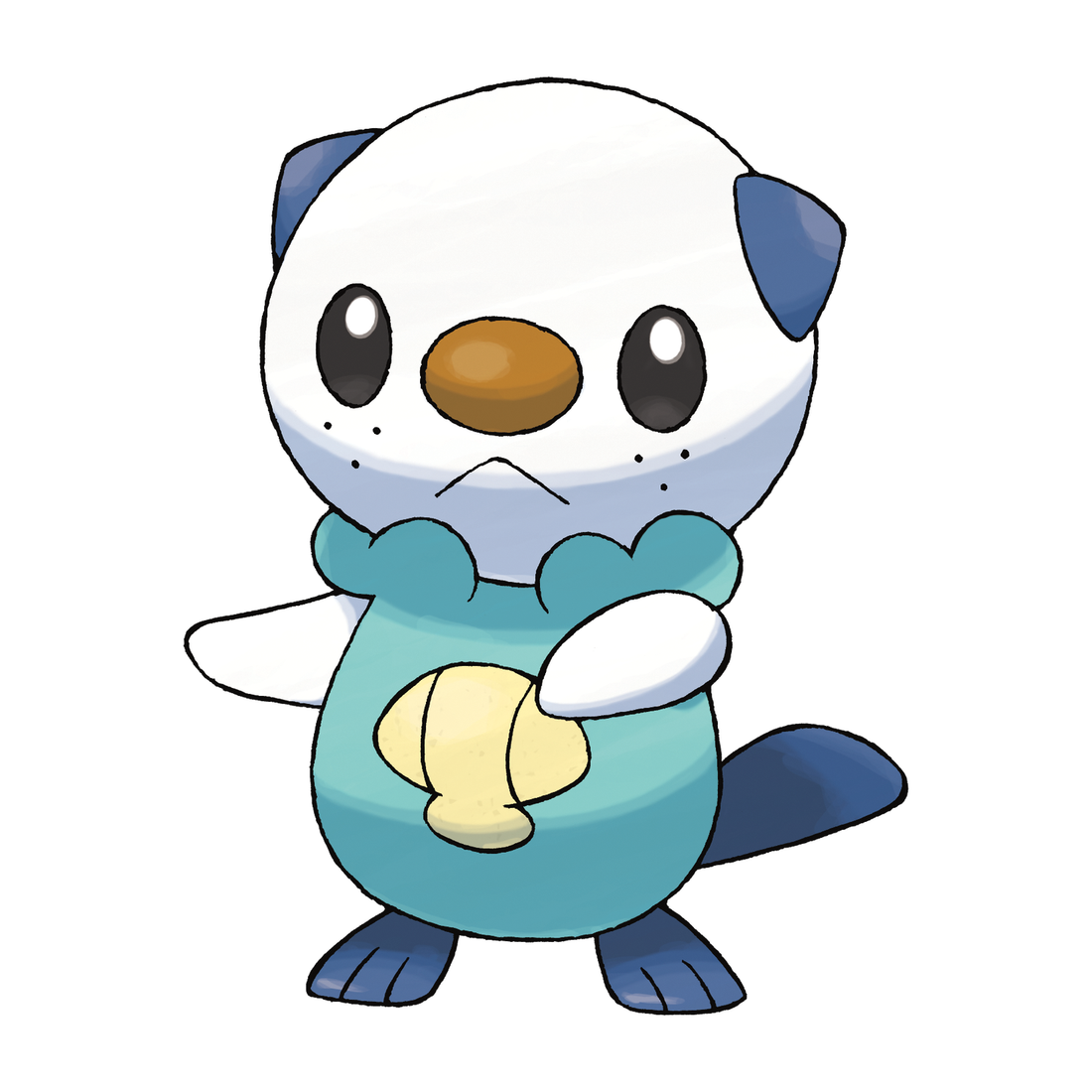 Moustillon, artwork officiel Pokémon