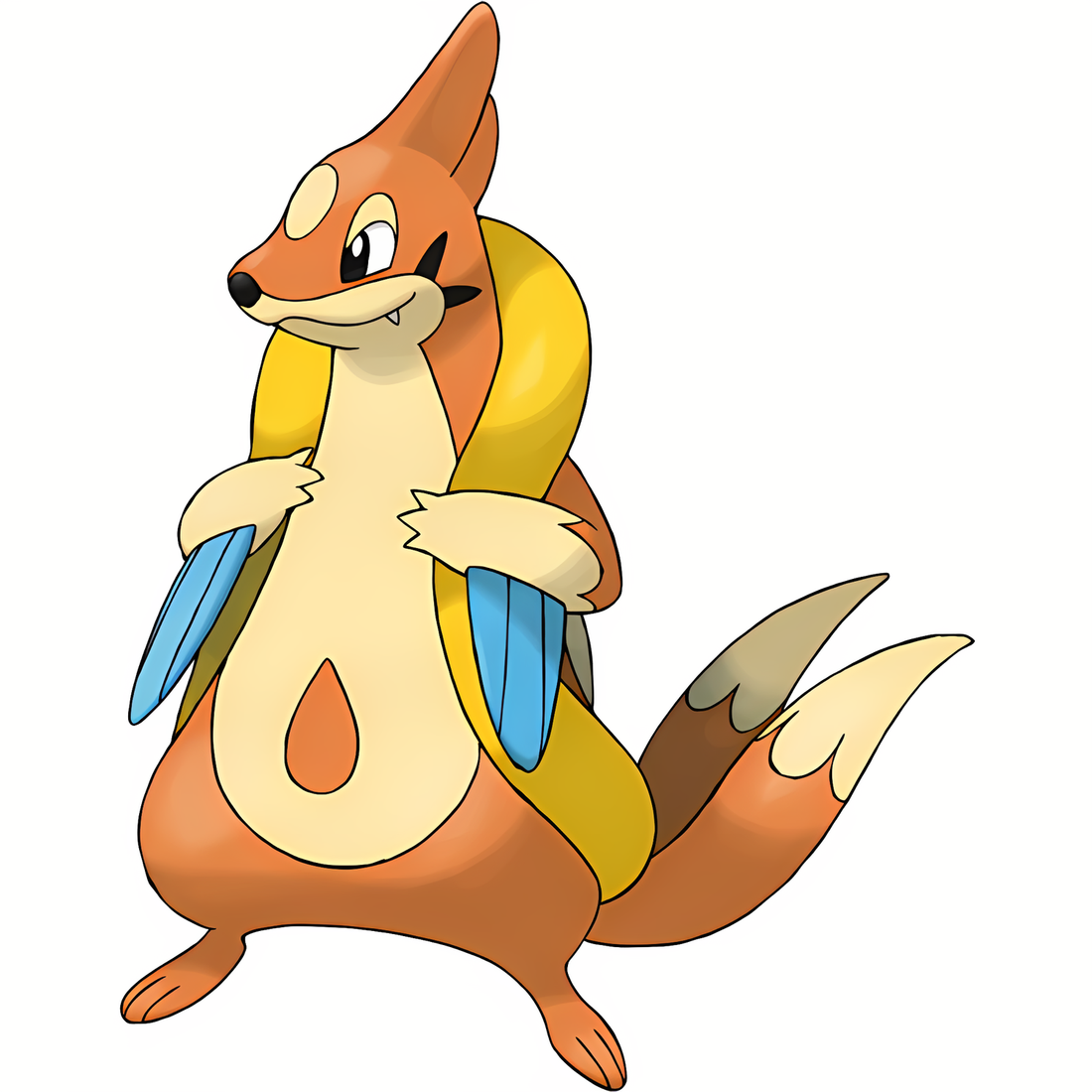 Mustéflott, artwork officiel Pokémon
