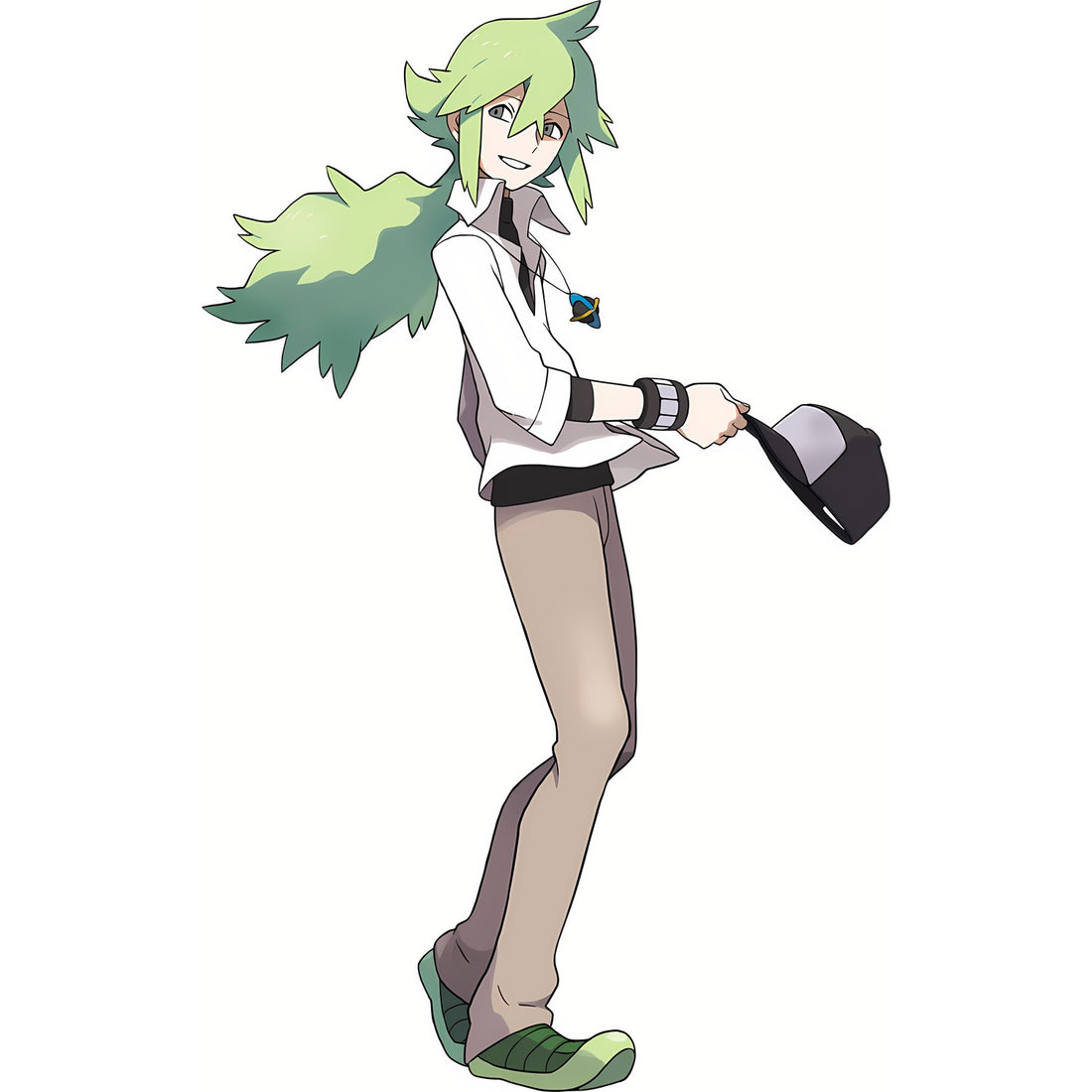 Natural Harmonia Gropius — Artwork de N pour Pokémon Noir 2 et Blanc 2