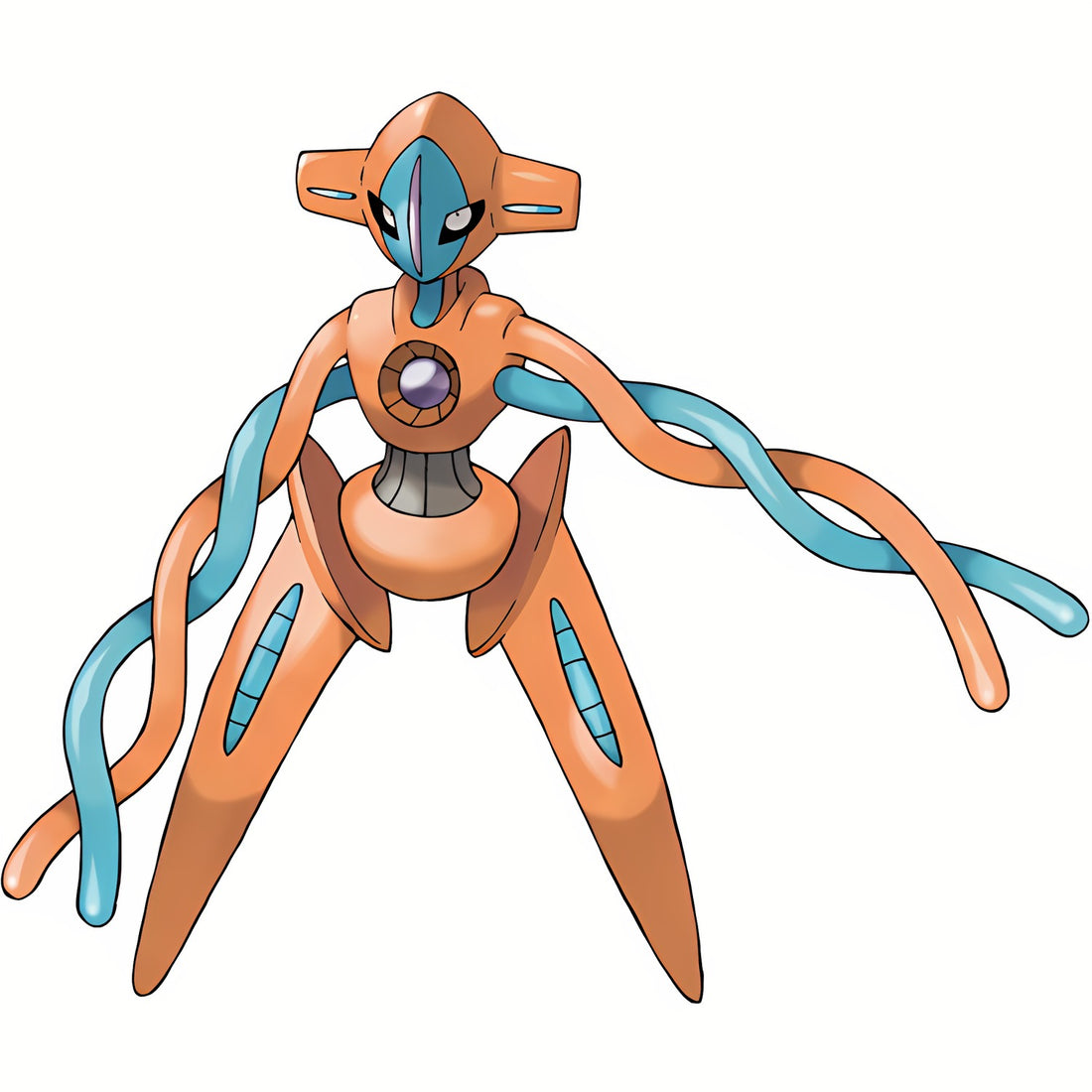 Deoxys, dont chaque forme redistribue les statistiques