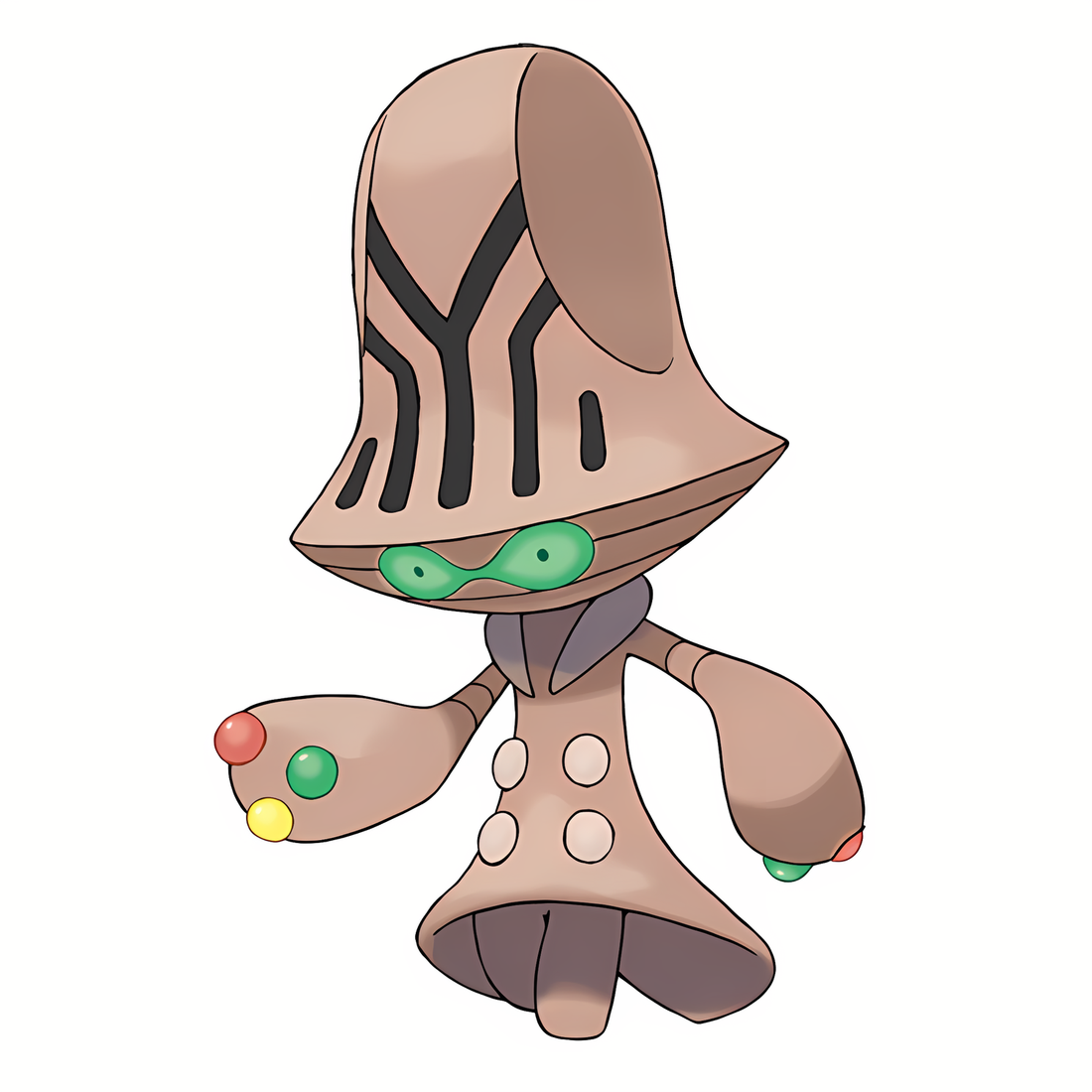 Neitram, artwork officiel Pokémon