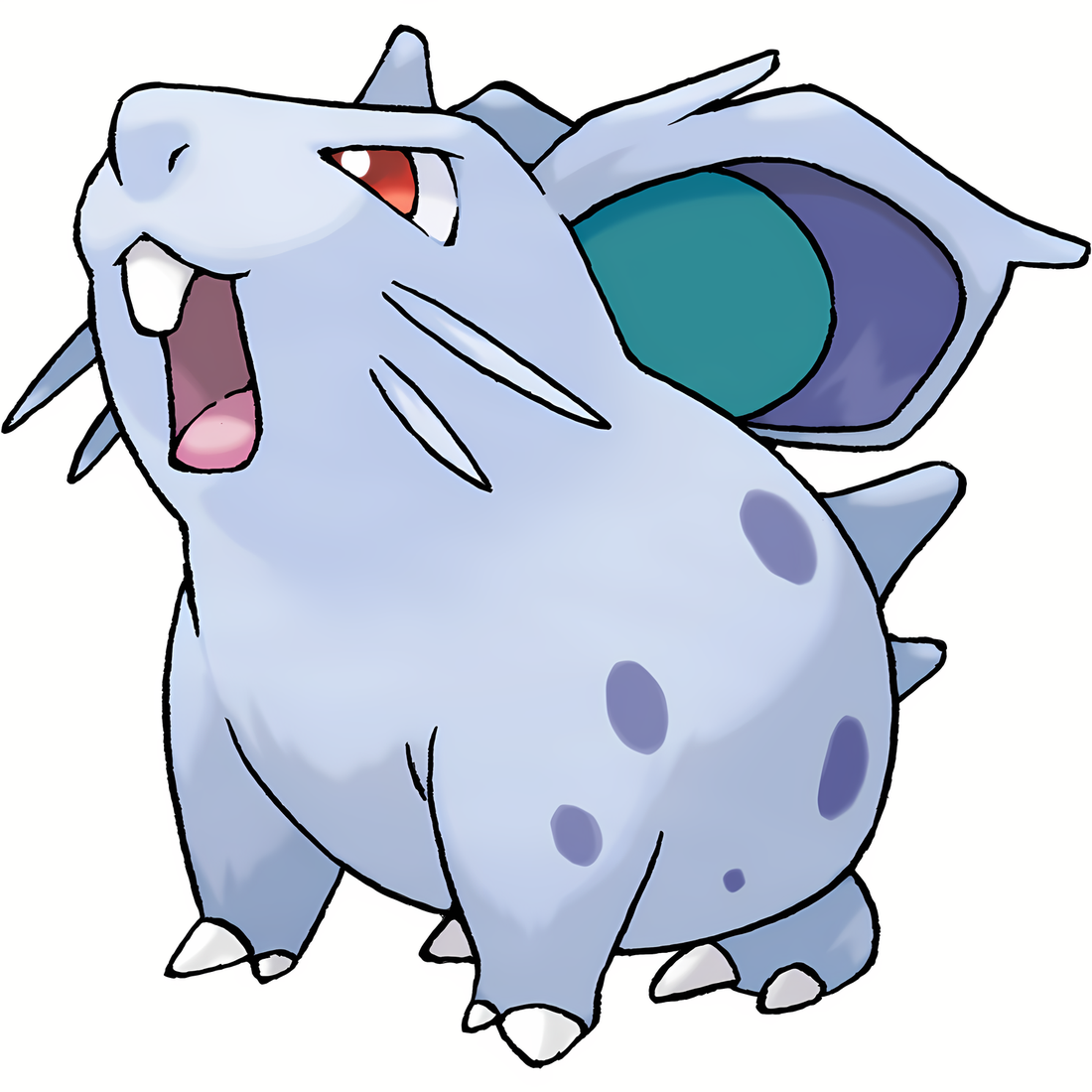 Nidoran♀, artwork officiel Pokémon
