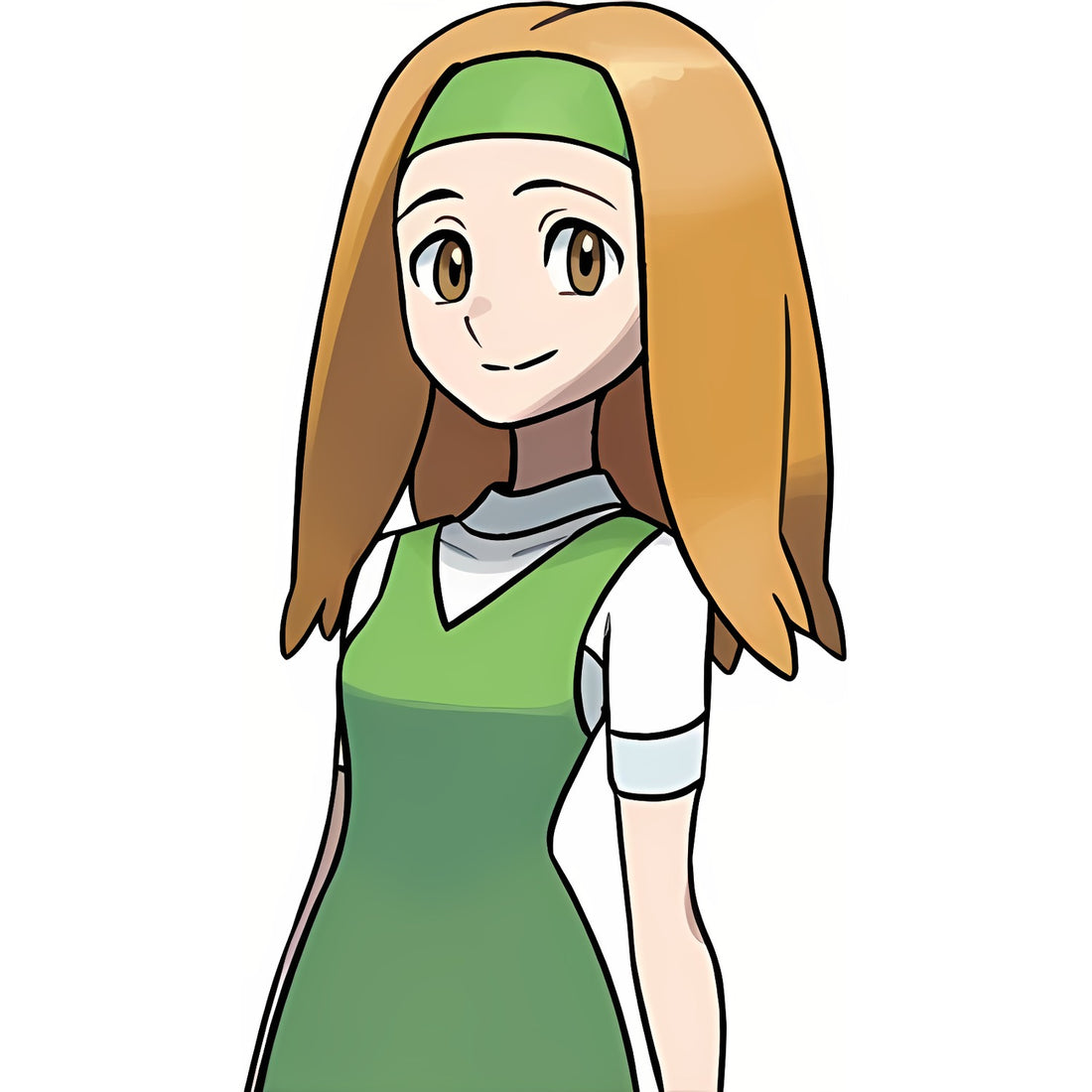Nina Chen dans Pokémon Rouge Feu et Vert Feuille (par Tomomi Kaneko pour le JCC)