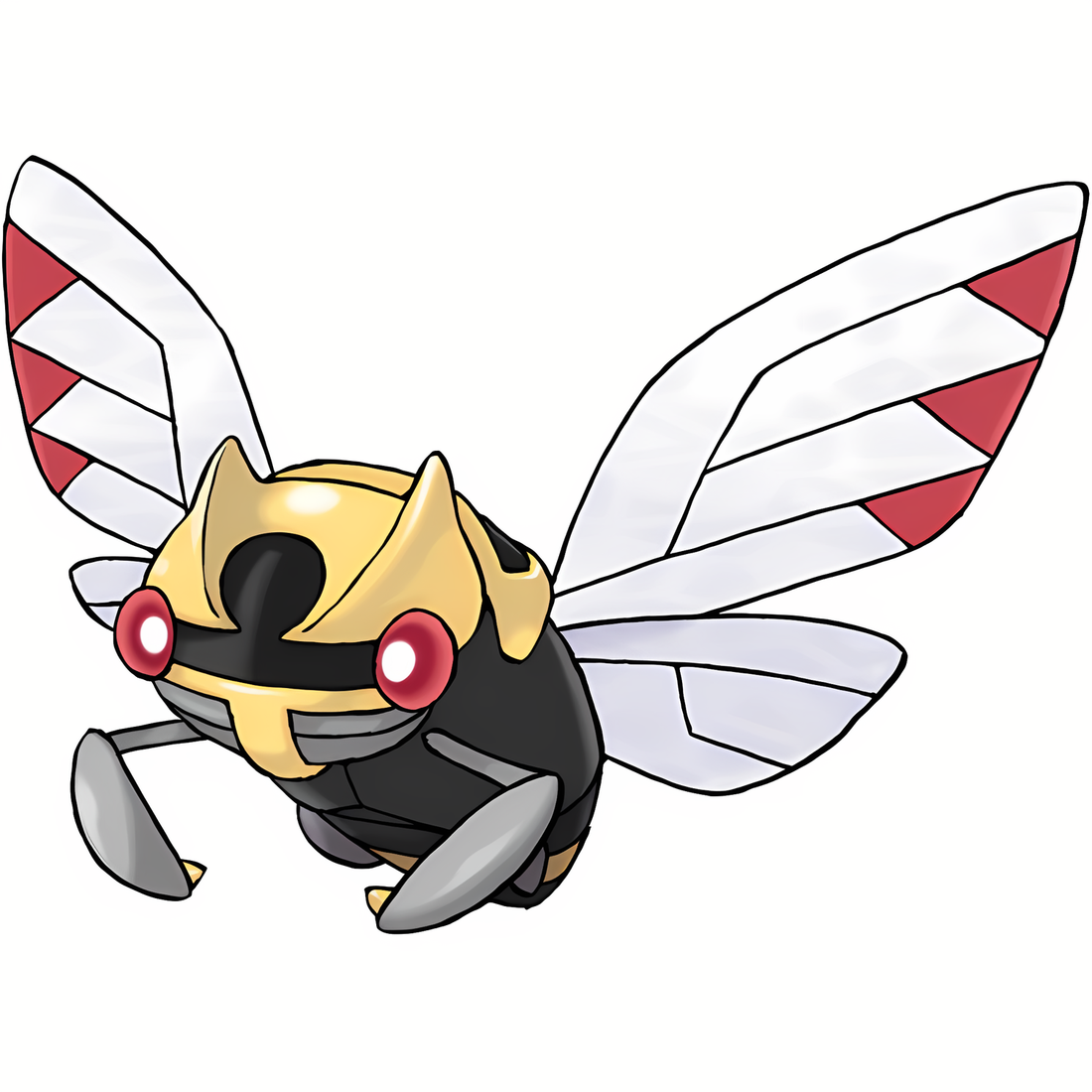 Ninjask, artwork officiel Pokémon