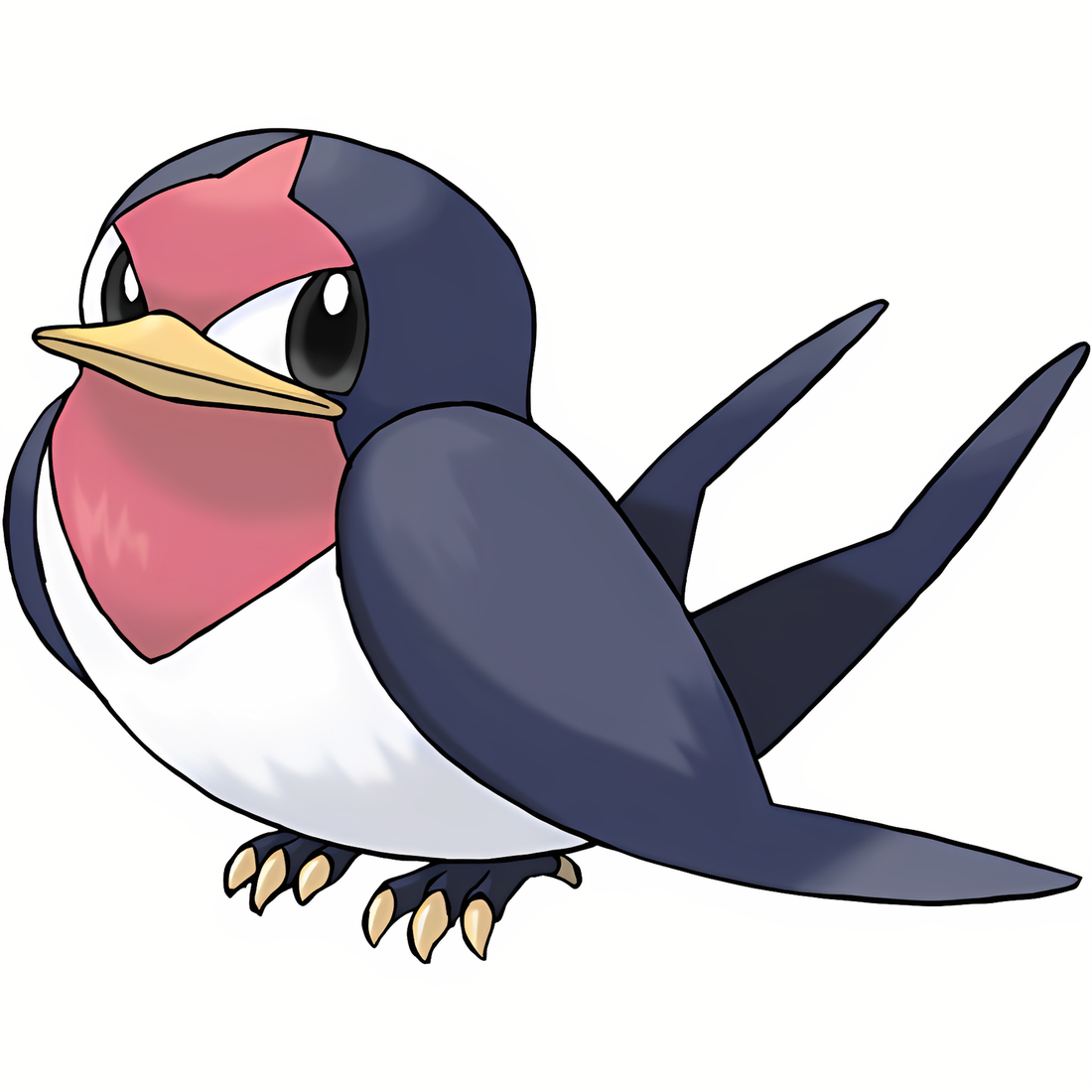 Nirondelle, artwork officiel Pokémon