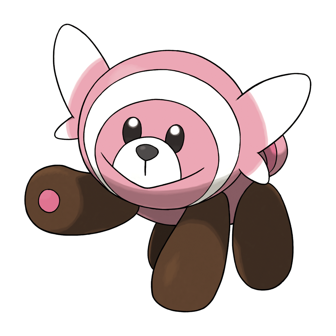 Nounourson, artwork officiel Pokémon