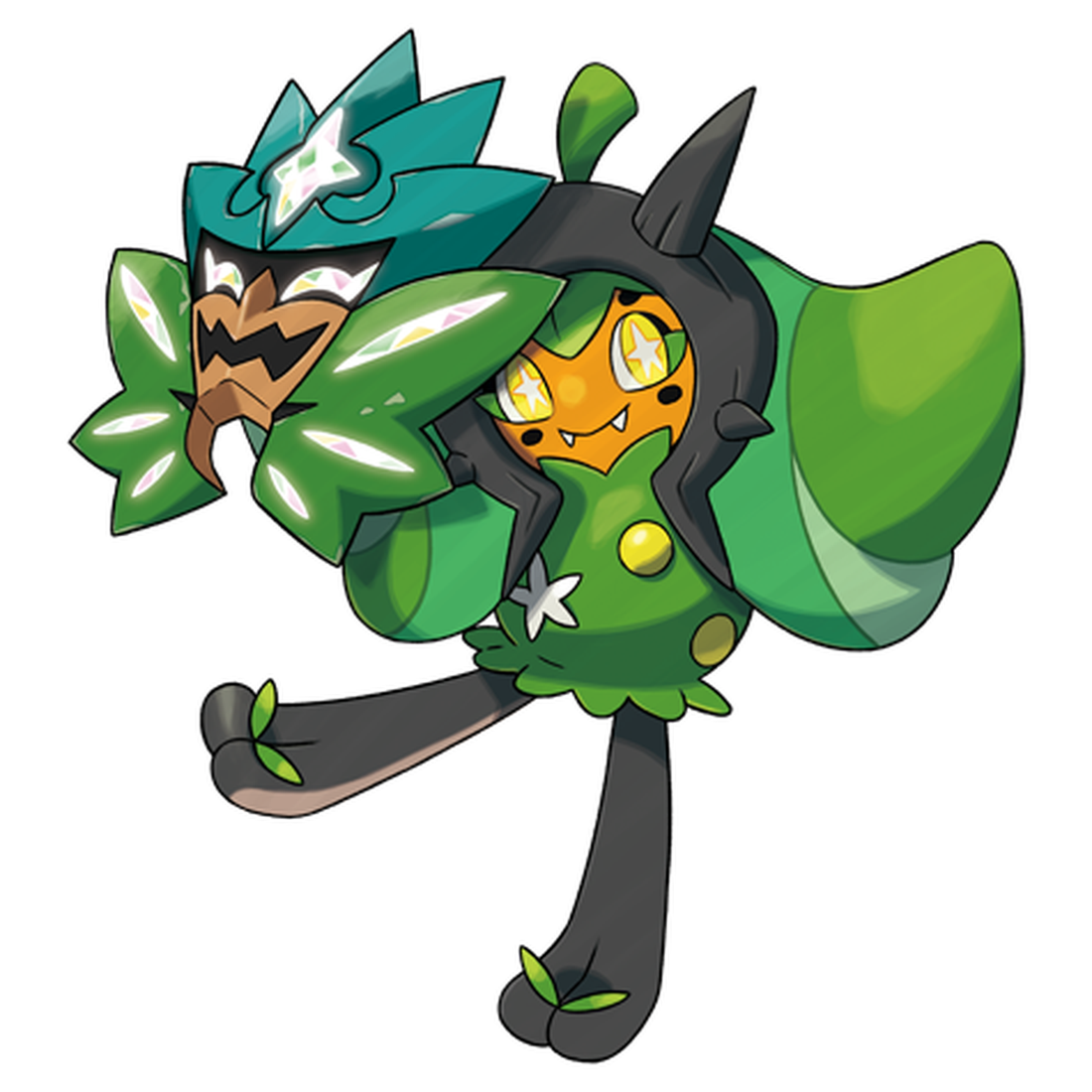 Ogerpon, artwork officiel Pokémon