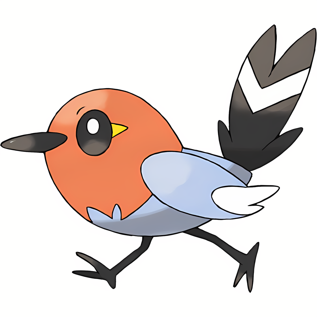 Passerouge, artwork officiel Pokémon