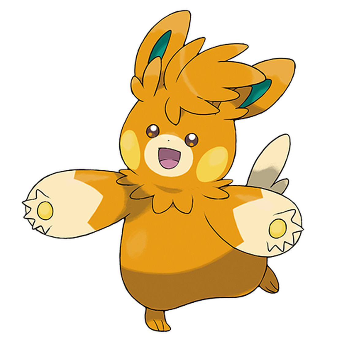 Pohmarmotte, artwork officiel Pokémon