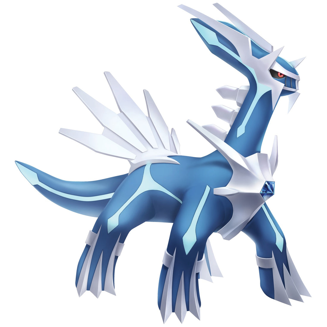 Dialga, artwork de Pokémon Diamant Étincelant et Perle Scintillante