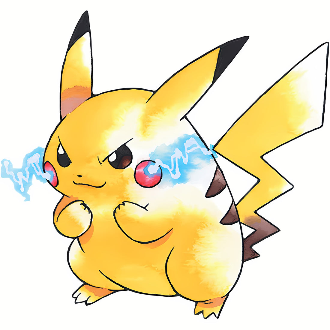 Pikachu, artwork de Pokémon Jaune Édition Spéciale