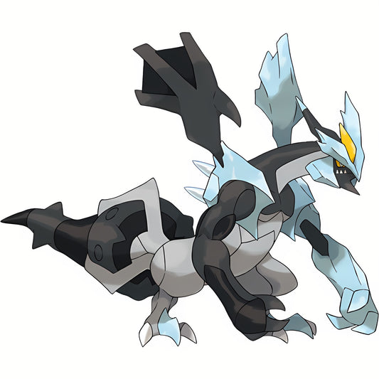 Kyurem Noir, artwork de Pokémon Noir 2 et Blanc 2