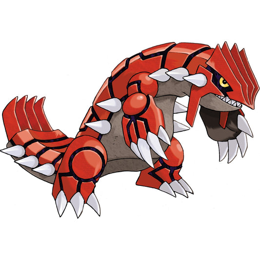 Groudon, artwork de Pokémon Rubis et Saphir