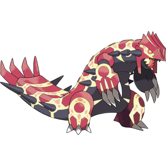 Primo-Groudon, artwork de Pokémon Rubis Oméga et Saphir Alpha