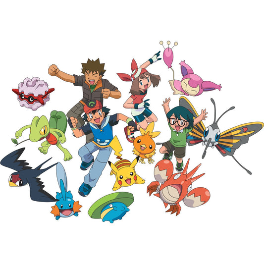 Les personnages et Pokémon de la série Advanced