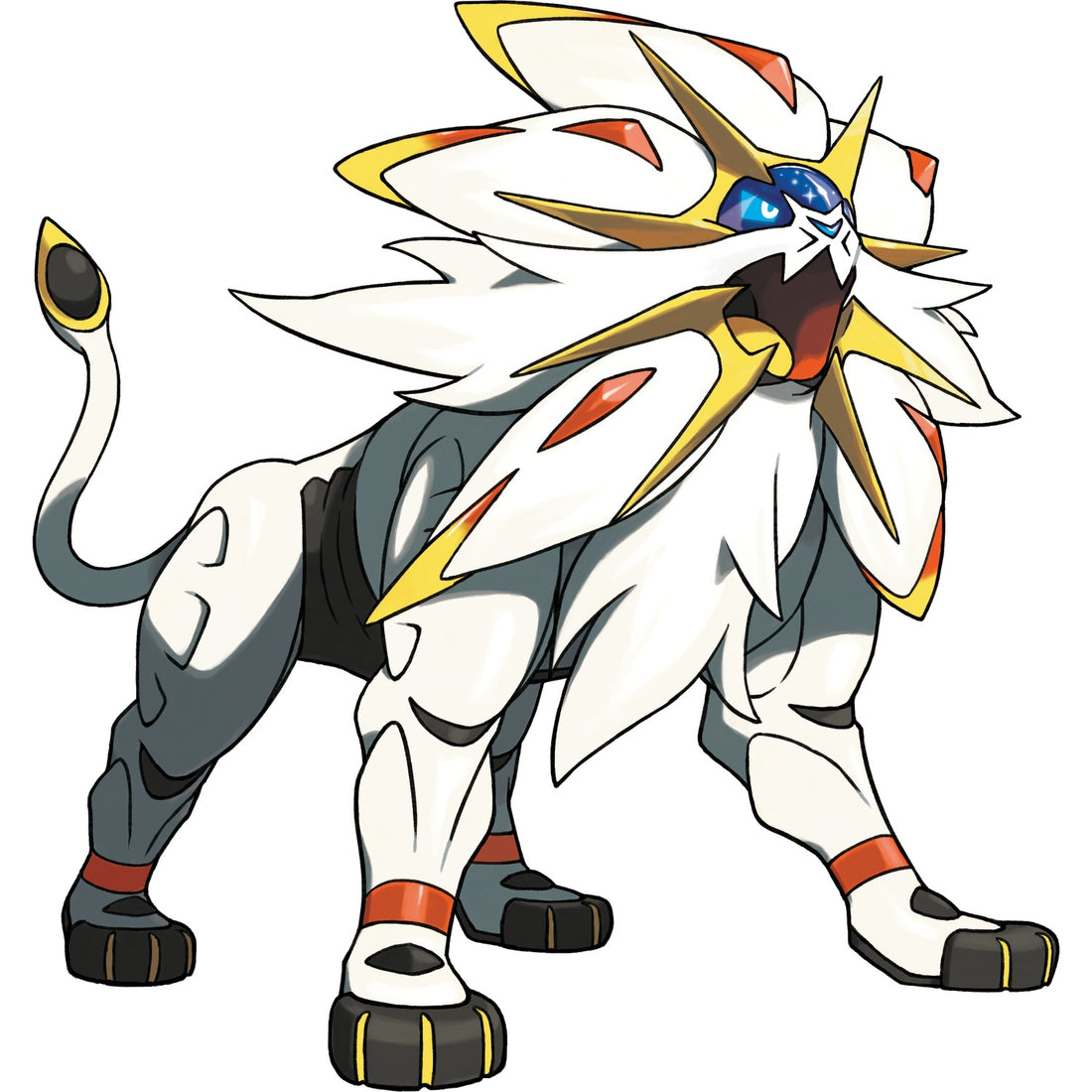 Solgaleo, artwork de Pokémon Soleil et Lune