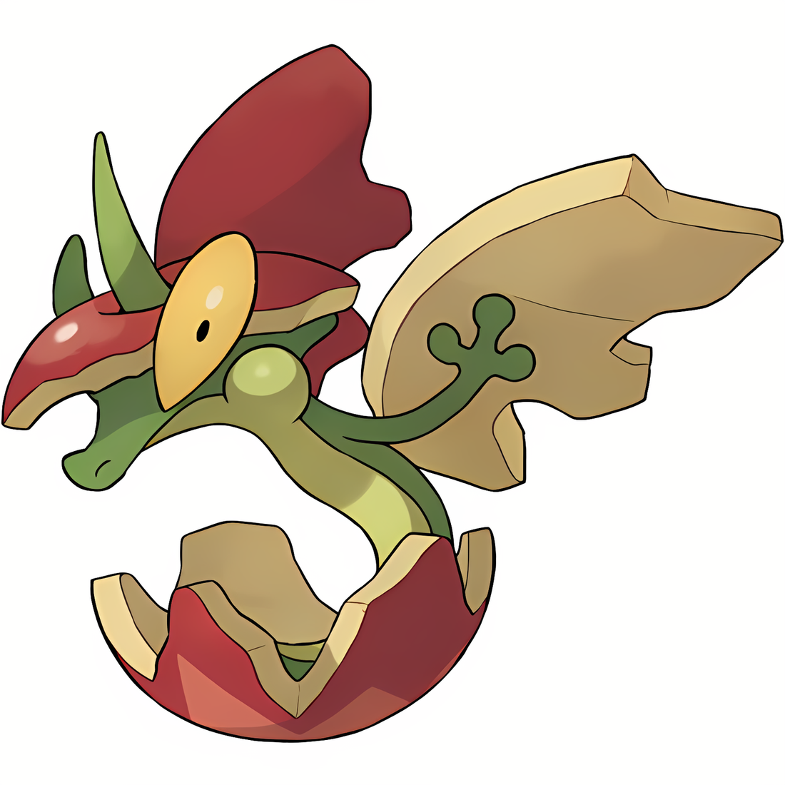 Pomdrapi, artwork officiel Pokémon