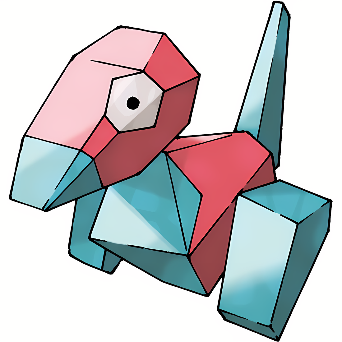 Porygon, artwork officiel Pokémon