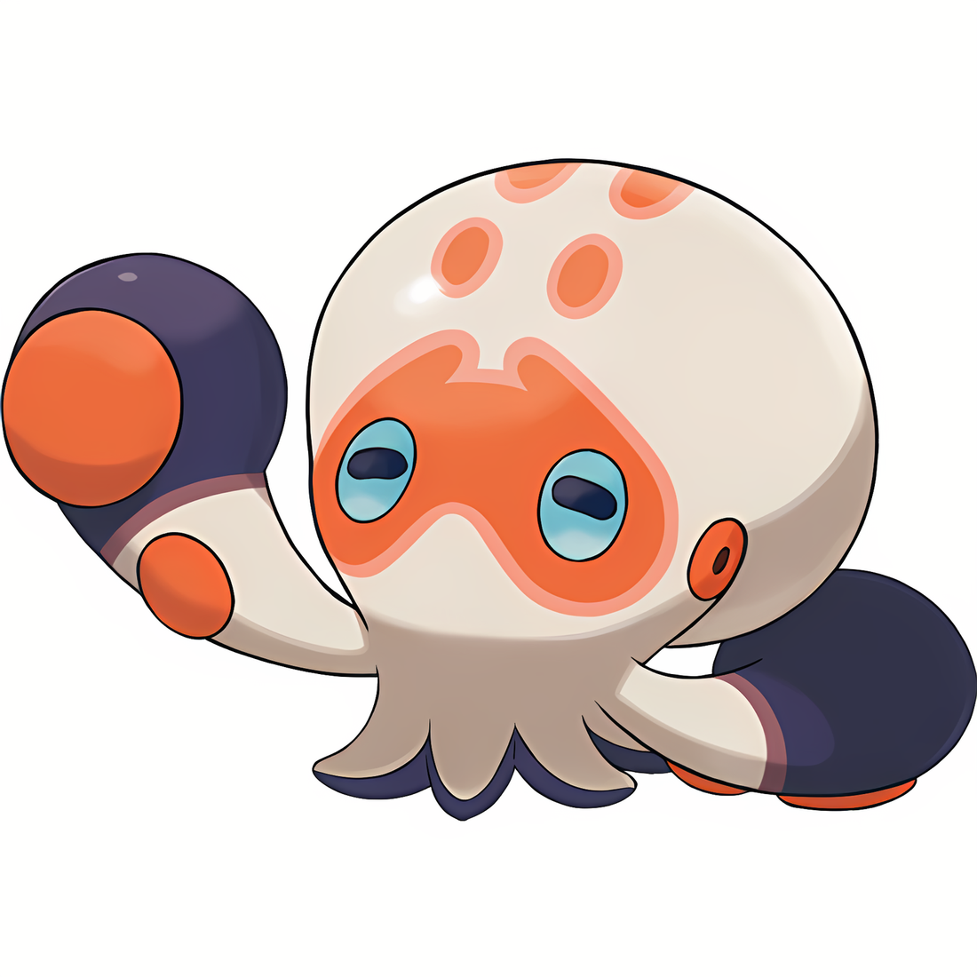 Poulpaf, artwork officiel Pokémon