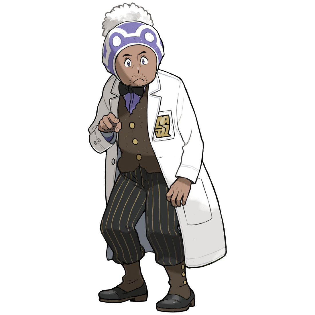 Artwork du Professeur Lavande pour Légendes Pokémon : Arceus