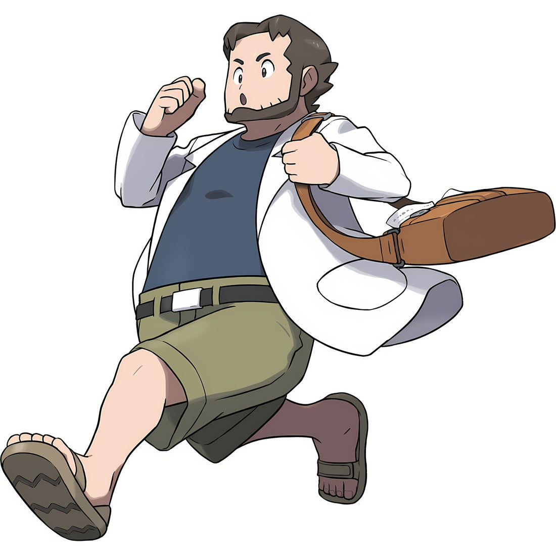 Artwork du Professeur Seko pour Pokémon Rubis Oméga et Saphir Alpha