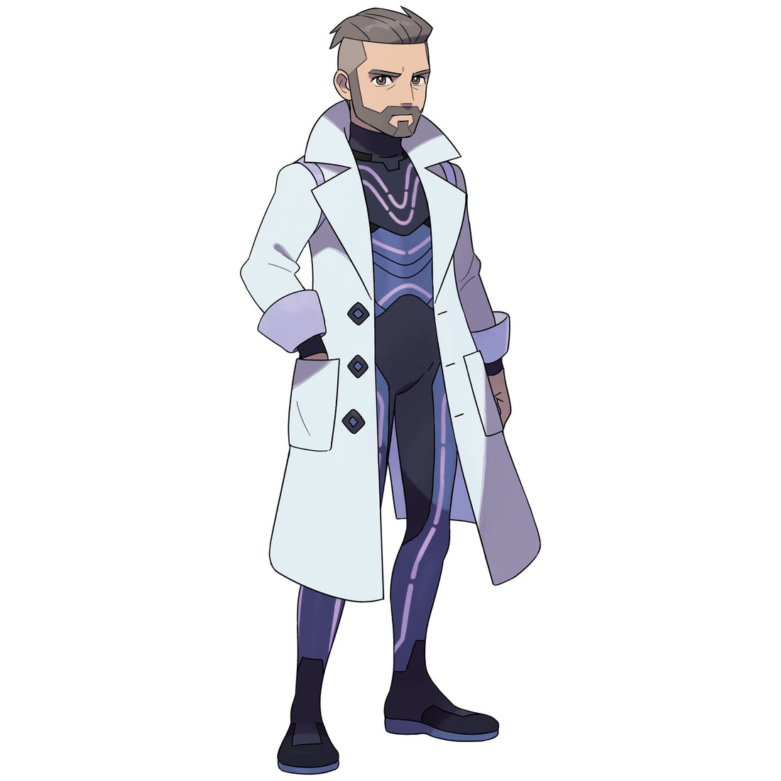 Artwork du Professeur Turum pour Pokémon Écarlate et Violet