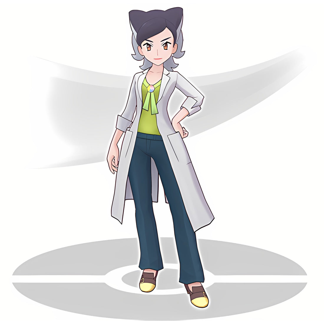 Artwork de la Professeure Bellis pour Pokémon Masters EX