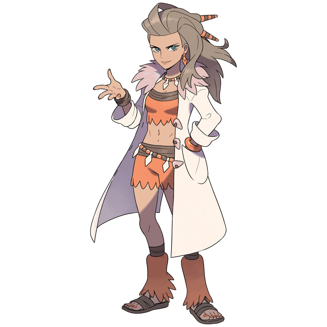 Artwork de la Professeure Olim pour Pokémon Écarlate et Violet