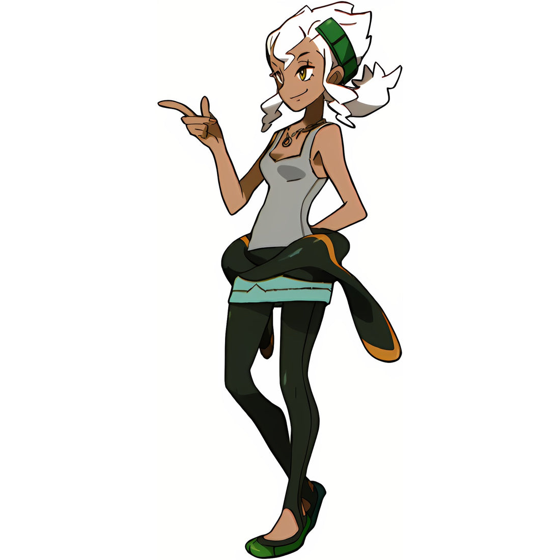 Professeure Pimprenelle — Artwork de la Professeur Pimprenelle pour Pokémon Soleil et Lune