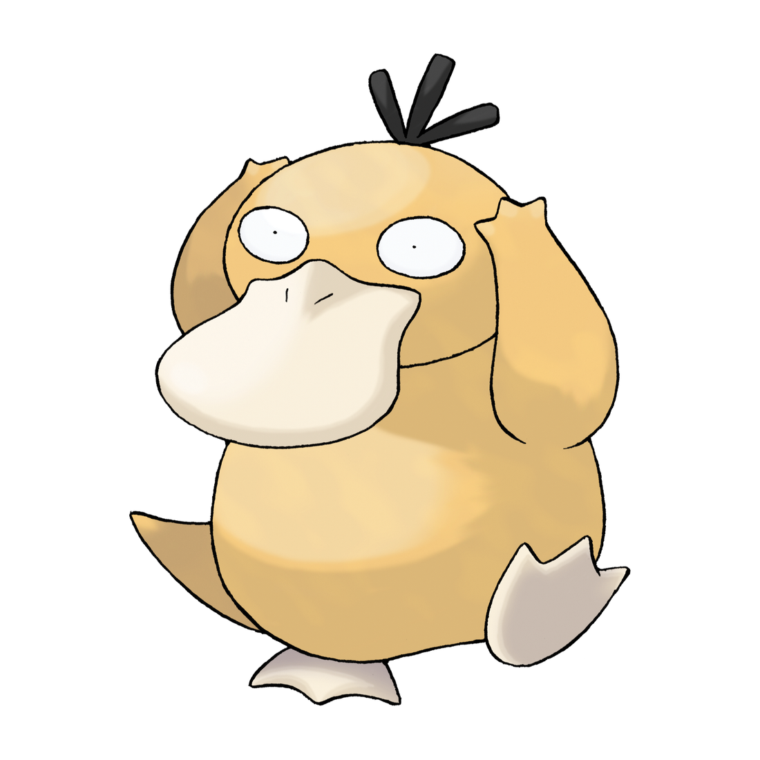 Psykokwak, artwork officiel Pokémon