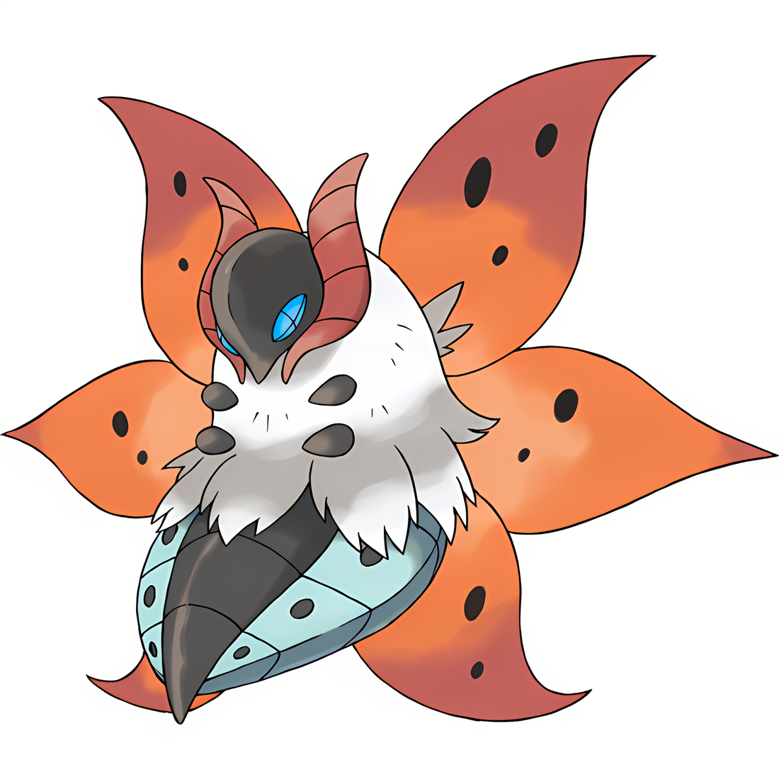 Pyrax, artwork officiel Pokémon