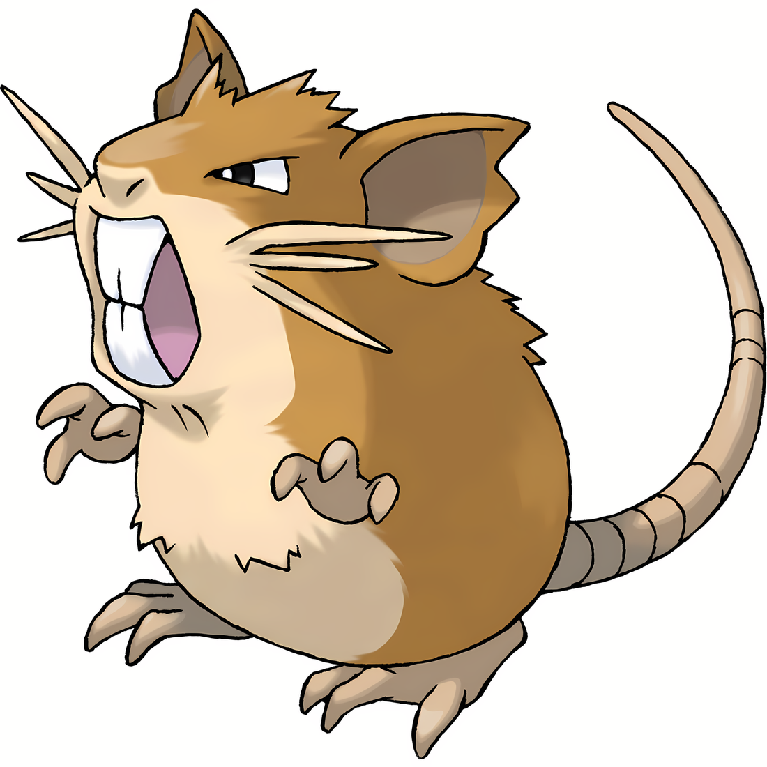 Rattatac, artwork officiel Pokémon