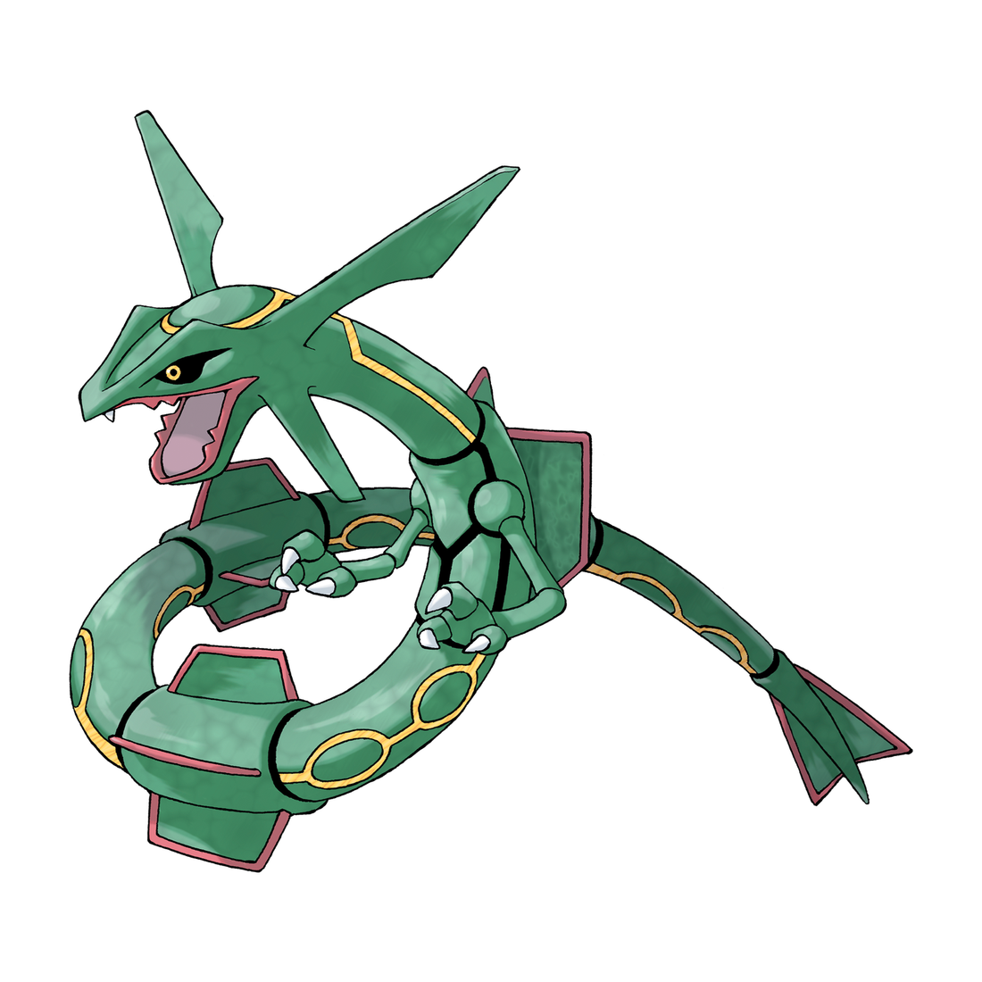 Rayquaza, artwork officiel Pokémon