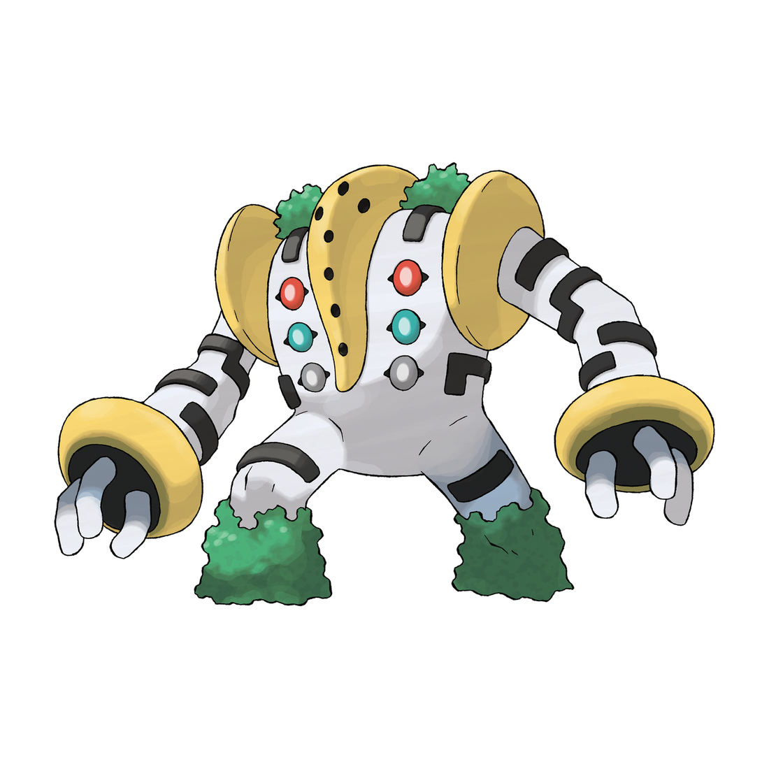 Regigigas, artwork officiel Pokémon