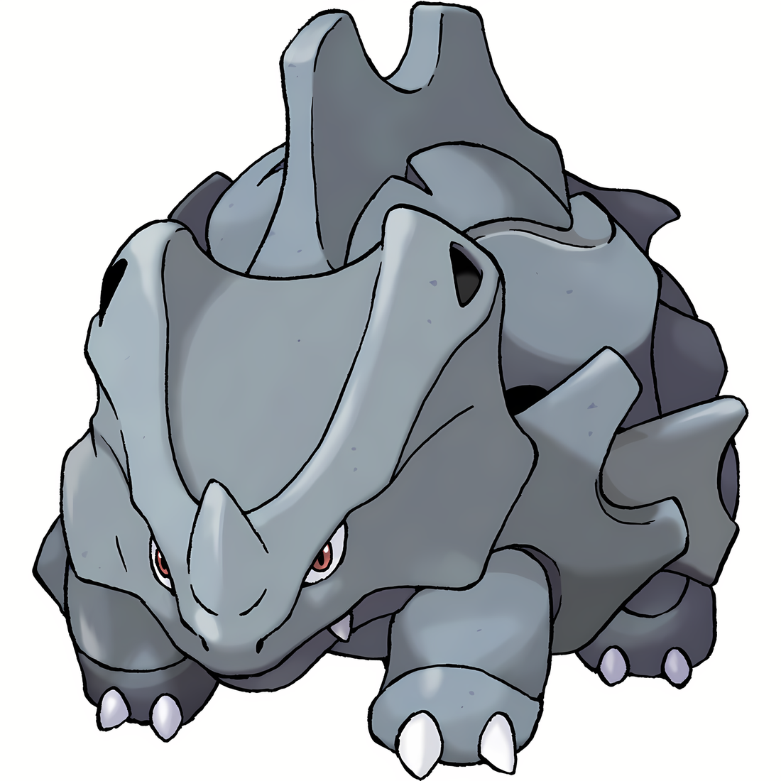 Rhinocorne, artwork officiel Pokémon