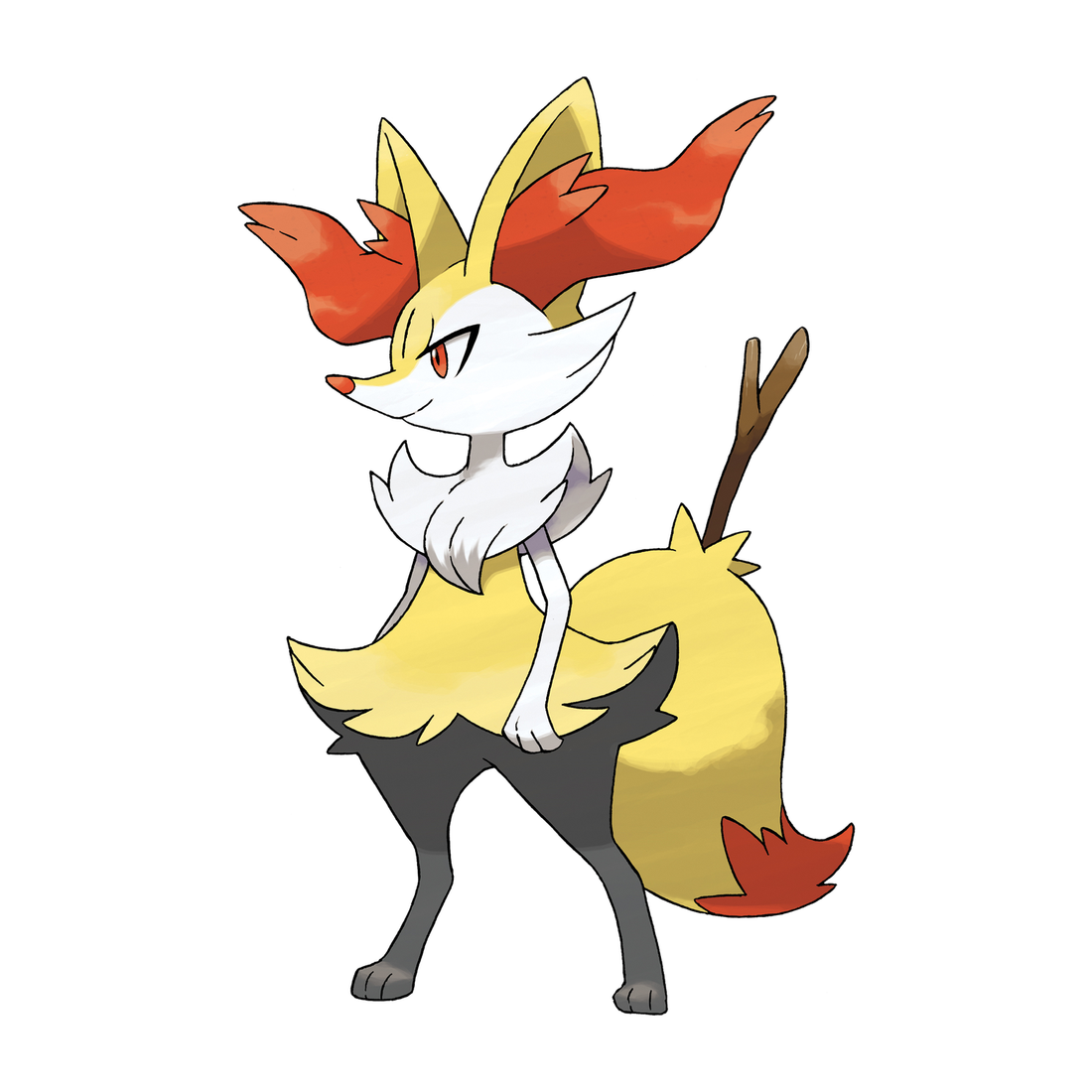 Roussil, artwork officiel Pokémon