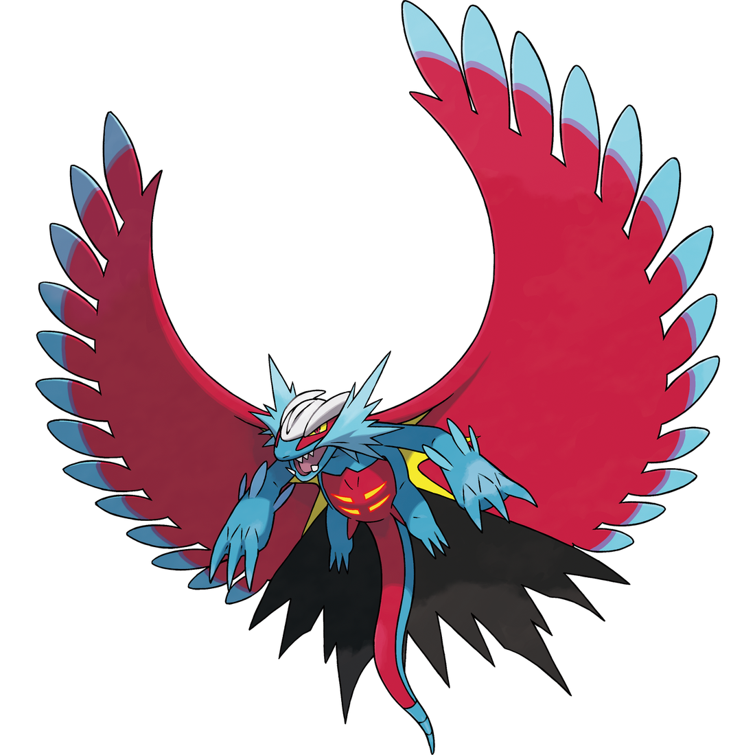Rugit-Lune, artwork officiel Pokémon