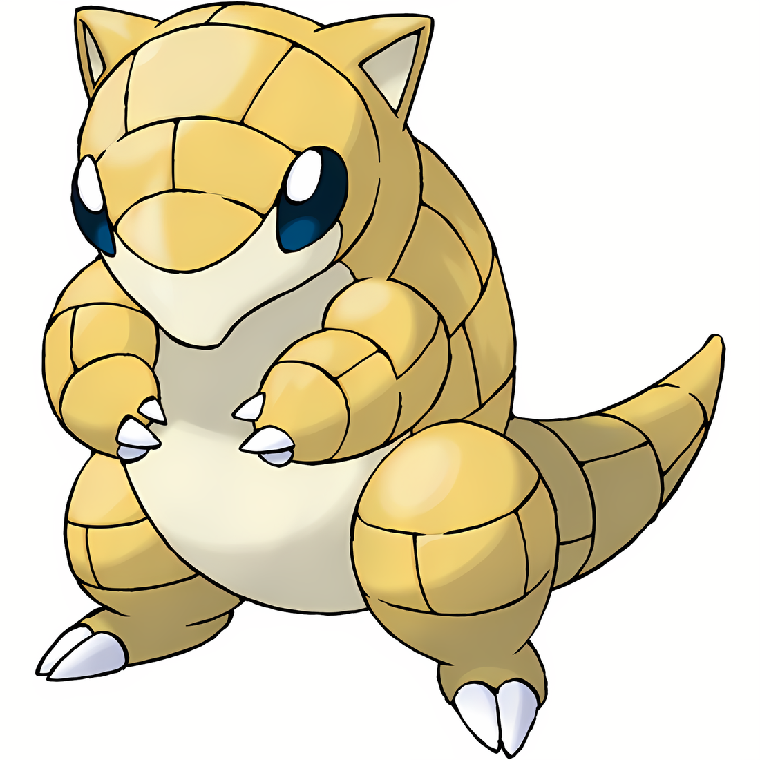 Sabelette, artwork officiel Pokémon