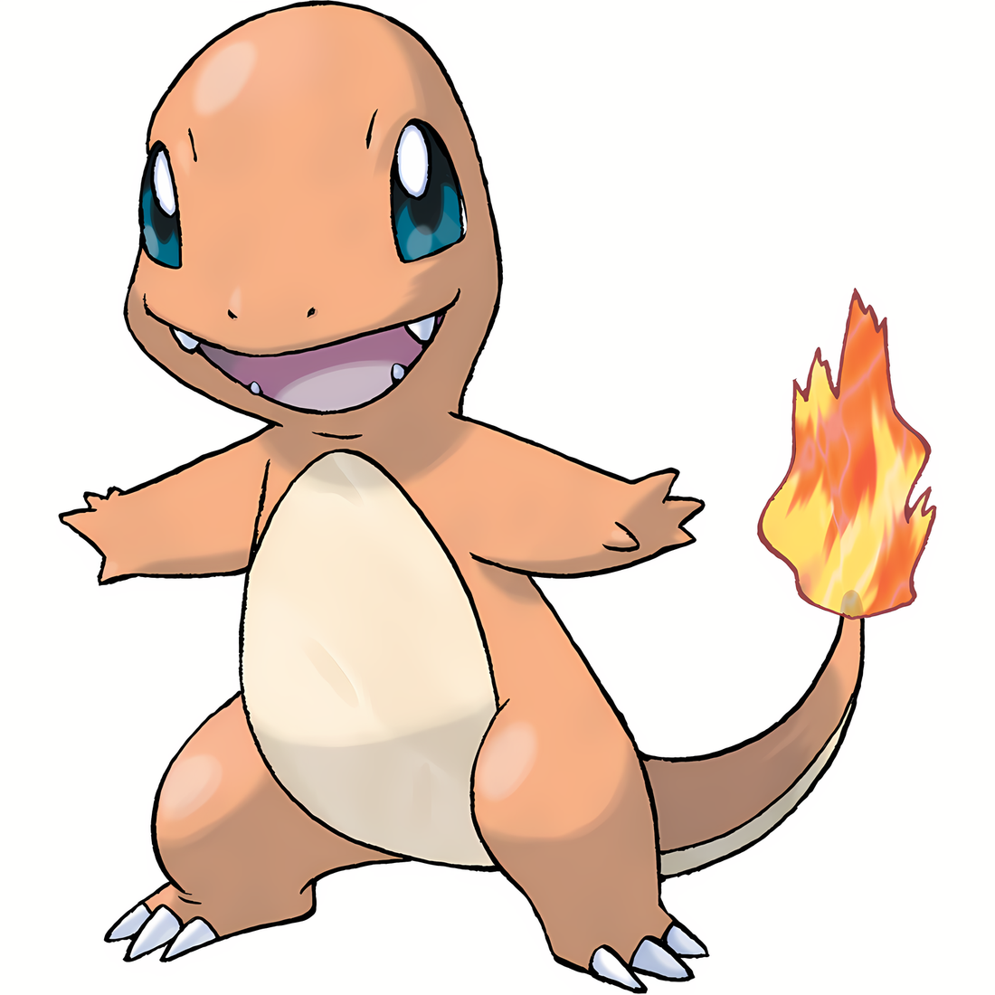 Salamèche, artwork officiel Pokémon