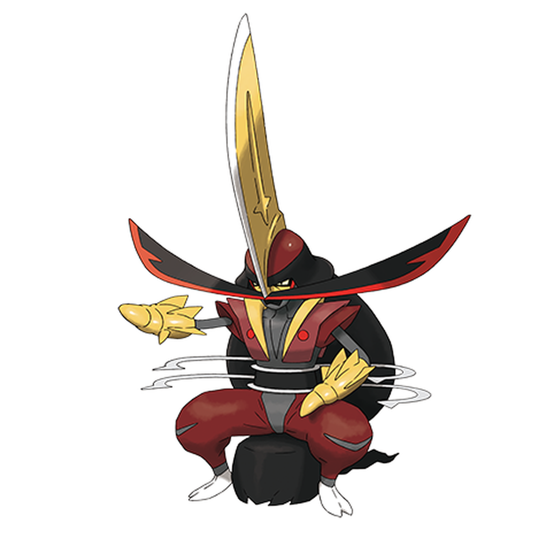 Scalpereur, artwork officiel Pokémon