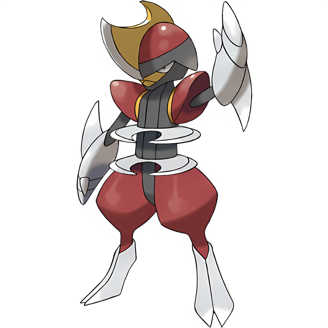 Scalproie, artwork officiel Pokémon
