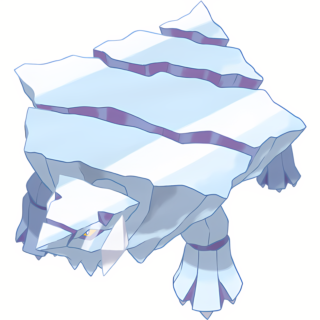 Séracrawl, artwork officiel Pokémon
