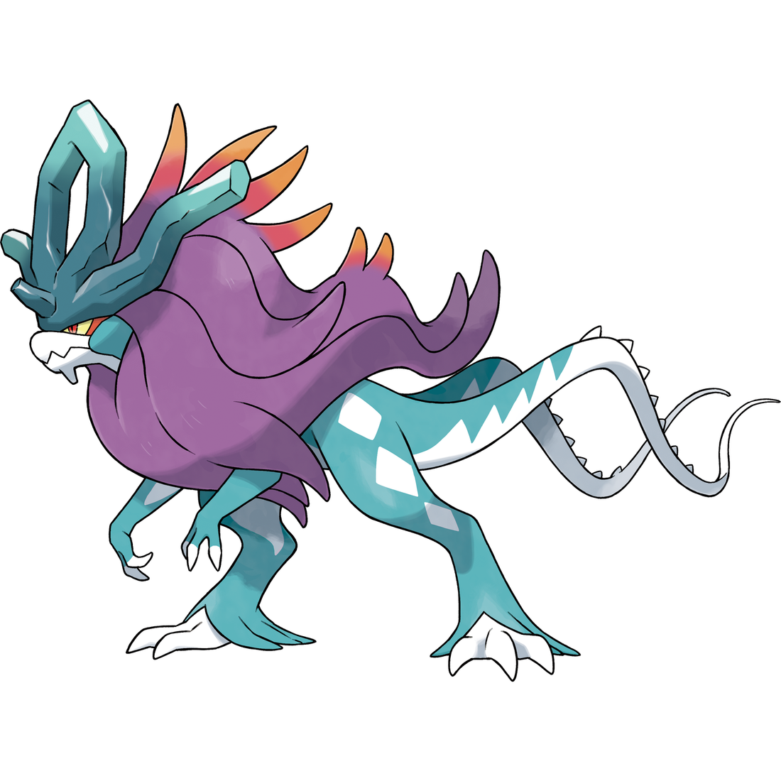Serpente-Eau, artwork officiel Pokémon